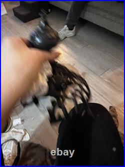 Antique Cast Iron Kerosene Parlor Stove FiligreeTop Early 1900s Pot Belly Heater