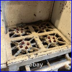 Antique Cast Iron Miniature Salesman's Sample Doll House EAGLE Toy Stove