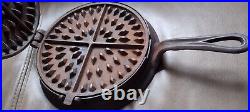 Antique Cast Iron No. 9-10 Waffle Maker