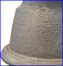 Antique Cast Iron Parlor Stove Ornate Victorian Style Decorative Legs Antique