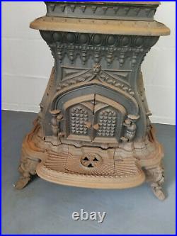 Antique Cast Iron Parlor Stove in Excellent Condition