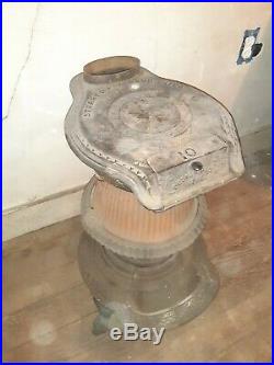 Antique Cast Iron Pot Belly Coal Wood Stove stuart & peterson phil Jewel#10 1860