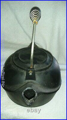 Antique Cast Iron Pot Belly Stove traditional cabin heater