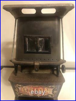 Antique Cast Iron SUMMER GIRL No 1 Kerosene Sad-Iron Heater Camp Stove/Lantern