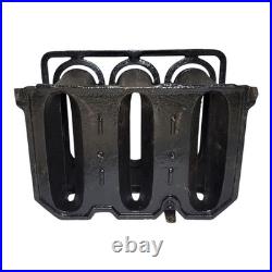 Antique Cast Iron Sad Iron Heater Stove 9.5x7 Replacement Part