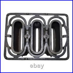Antique Cast Iron Sad Iron Heater Stove 9.5x7 Replacement Part