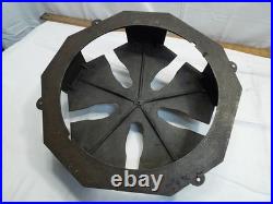 Antique Cast Iron Sad Iron Stove Top Warming Holder Heating Stand Heater Wheel