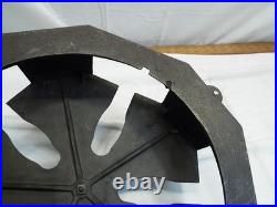 Antique Cast Iron Sad Iron Stove Top Warming Holder Heating Stand Heater Wheel