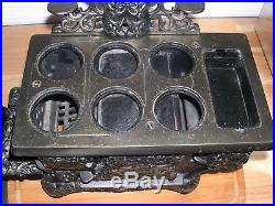Antique Cast Iron Salesman Sample Stove-next To None In Condition-see Pic's