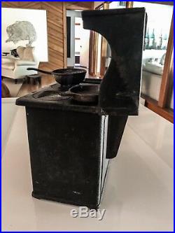 Antique Cast Iron Sample Salesman Stove Oven Garland
