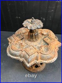 Antique Cast Iron Small Urn, Votive Cast Iron Stove Topper