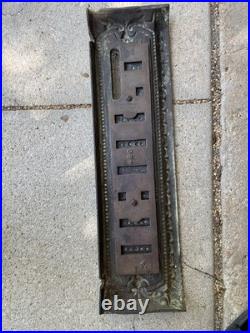 Antique Cast Iron Stove Fireplace Fender Sliding Victorian Style
