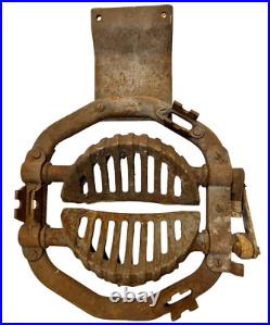 Antique Cast Iron Stove Furnace Coal Shaker Grate