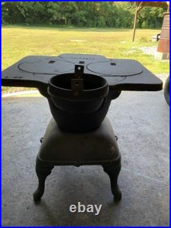 Antique Cast Iron Stove Glasscock Stove & Mfg. Co. Carolina Stove Greensboro N. C Antique Cast Iron Stove Glasscock Stove & Mfg. Co. Carolina Stove Greensboro N. C