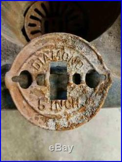 Antique Cast Iron Stove King Stove & Range Co. Sheffield, ALA No. 488 5 Damper