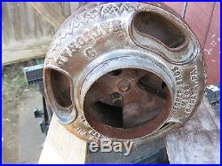 Antique Cast Iron Stove Pipe Heat Exchanger Rare Find