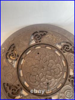 Antique Cast Iron Stove Pipe Round Register Floor Vent Grate