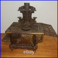 Antique Cast Iron Stove Royal Kenton Miniature Salesman Sample Victorian