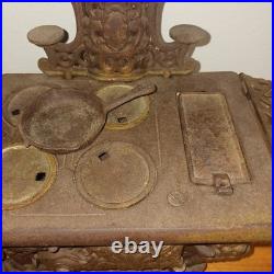 Antique Cast Iron Stove Royal Kenton Miniature Salesman Sample Victorian