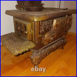 Antique Cast Iron Stove Royal Kenton Miniature Salesman Sample Victorian