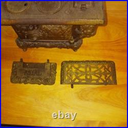 Antique Cast Iron Stove Royal Kenton Miniature Salesman Sample Victorian
