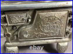 Antique Cast Iron Toy Salesman Sample Cast Iron Bird Stove & Range Accessories