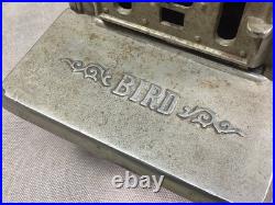 Antique Cast Iron Toy Salesman Sample Cast Iron Bird Stove & Range Accessories