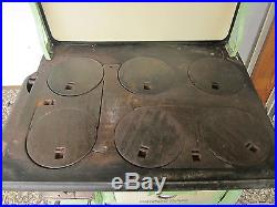 Antique Cast Iron Wood Burning Cook Stove, Quincy Stove Manufacturing Company