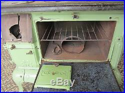 Antique Cast Iron Wood Burning Cook Stove, Quincy Stove Manufacturing Company