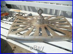 Antique Cast Iron Wood Burning Stove, Parlor Stove, Furnace Heater, Cook Stove
