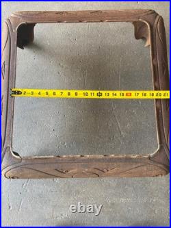Antique Cast Iron Wood Stove Base Frame Stamped 514 614 Parts Repair