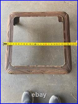 Antique Cast Iron Wood Stove Base Frame Stamped 514 614 Parts Repair