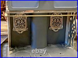 Antique Childs Salesman Sample Cook Stove Unique HTF Style Bucks Junior 4 Mark