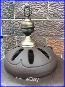 Antique Comfort Co. Cast Iron Pot Belly Stove Very Complete Good Condition