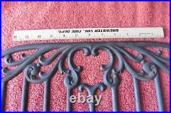 Antique Countess Cast Iron Stove Grille grate hearth mat Radiator Wall Decor