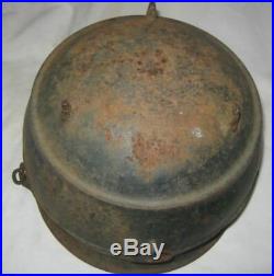 Antique Country Primitive Fire Hearth Stove Art Cast Iron Cauldron Griswold Pot