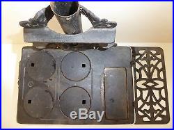 Antique Crescent Cast Iron Wood Stove Salesman Sample -toy