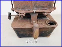 Antique Defiance Florence Sad Iron Heater Kerosene Cast Iron Stove Lamp Antique Defiance Florence Sad Iron Heater Kerosene Cast Iron Stove Lamp