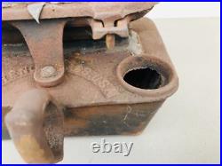 Antique Defiance Florence Sad Iron Heater Kerosene Cast Iron Stove Lamp Antique Defiance Florence Sad Iron Heater Kerosene Cast Iron Stove Lamp