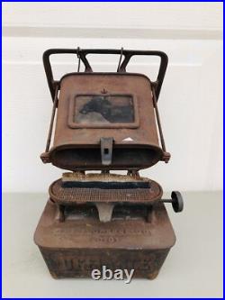 Antique Defiance Florence Sad Iron Heater Kerosene Cast Iron Stove Lamp Antique Defiance Florence Sad Iron Heater Kerosene Cast Iron Stove Lamp