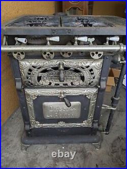 Antique Direct Action Gas Cast Iron Stove