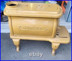 Antique Dudley Cast Iron Oven Stove, Fireplace, 34x26x14