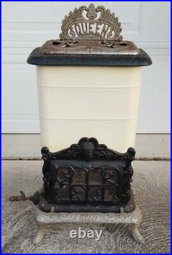 Antique Eriez Stove & Mfg Co Erie, PA Queen No 2 Gas Parlor Heater Cast Iron