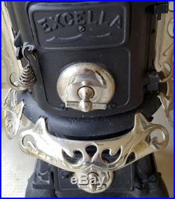 Antique Excela No. 21 Cast Iron Child's Size Parlor Stove