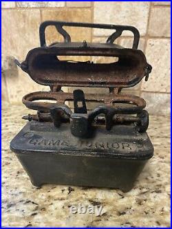 Antique GAME JR Sad Iron Heater Kerosene