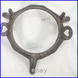 Antique GEORG HALLER ORIGINAL Kerosene Stove Cooker Burner Enamelware/Cast iron