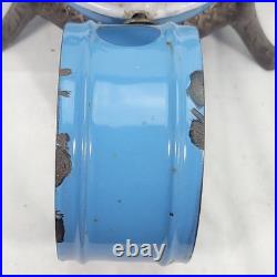 Antique GEORG HALLER ORIGINAL Kerosene Stove Cooker Burner Enamelware/Cast iron