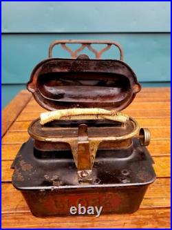 Antique GLOBE Sad Iron Heater Kerosene Cast Iron Stove Antique GLOBE Sad Iron Heater Kerosene Cast Iron Stove