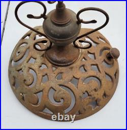 Antique G. Dockash Cast Iron Parlor Wood Stove Finial Topper