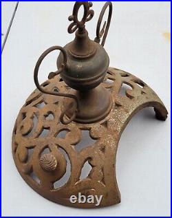 Antique G. Dockash Cast Iron Parlor Wood Stove Finial Topper